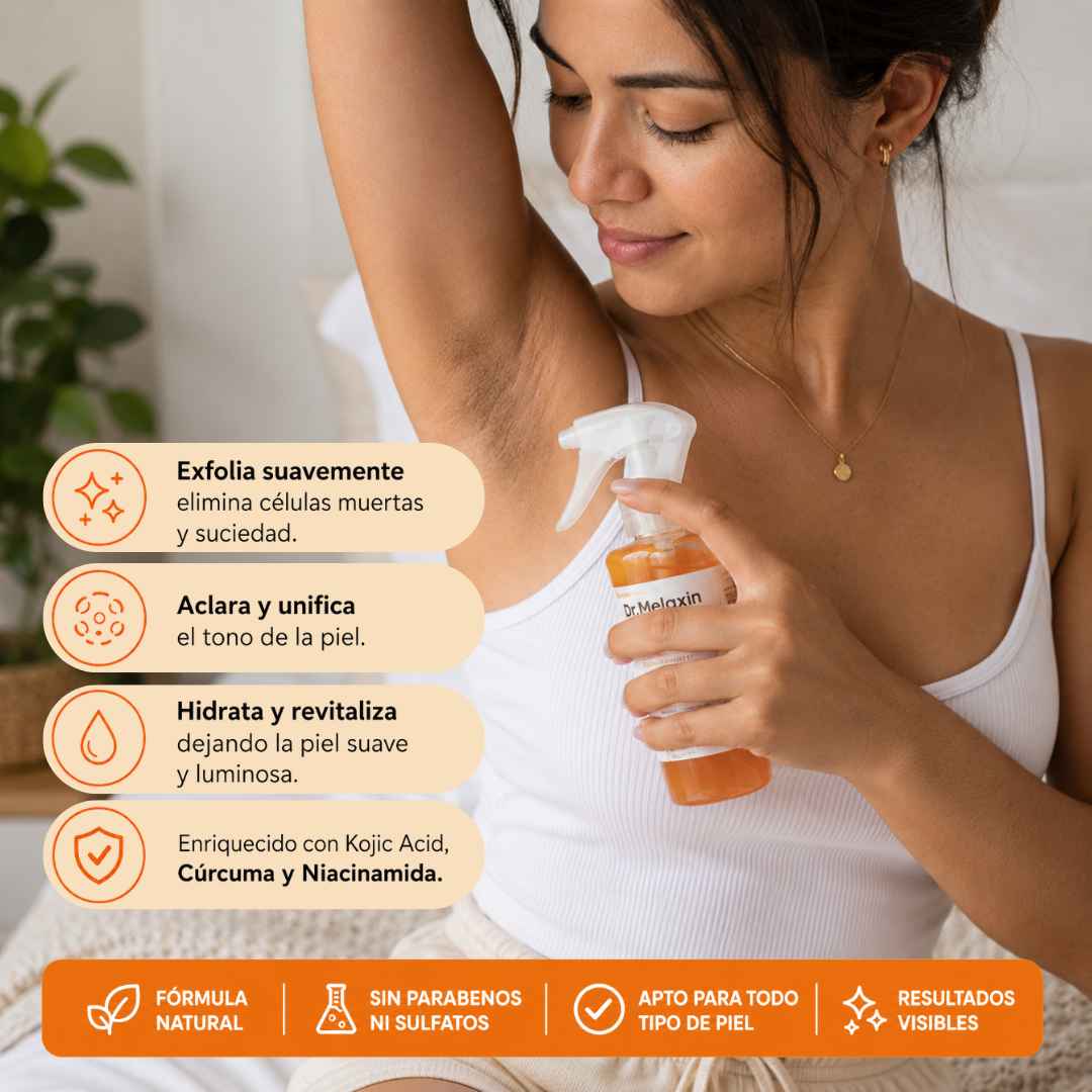 DR. MELAXIN PEEL SHOT • Piel Pareja en Axilas, Codos y Rodillas